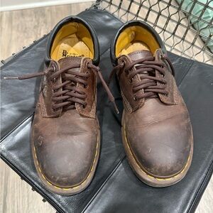 Dr. Martens Dark Brown Leather Oxfords